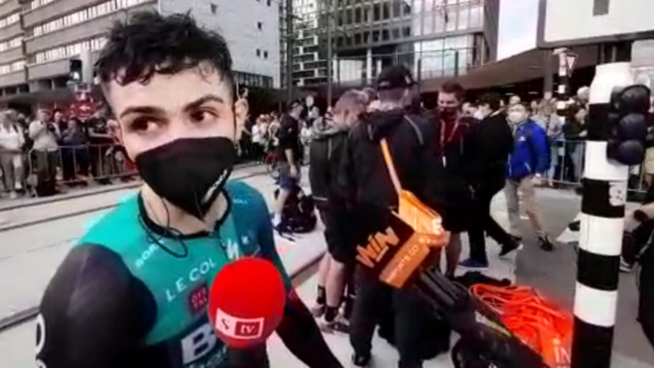 El ciclista colombiano se ubicó en la casilla 44 tras la primera jornada.