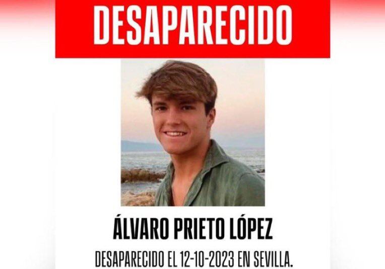 Álvaro Prieto llevaba desaparecido hace cuatro días.