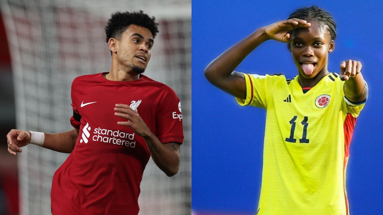 Luis Díaz y Linda Caicedo. Foto: Getty Images/Ian MacNicol//Federación Colombiana de Fútbol