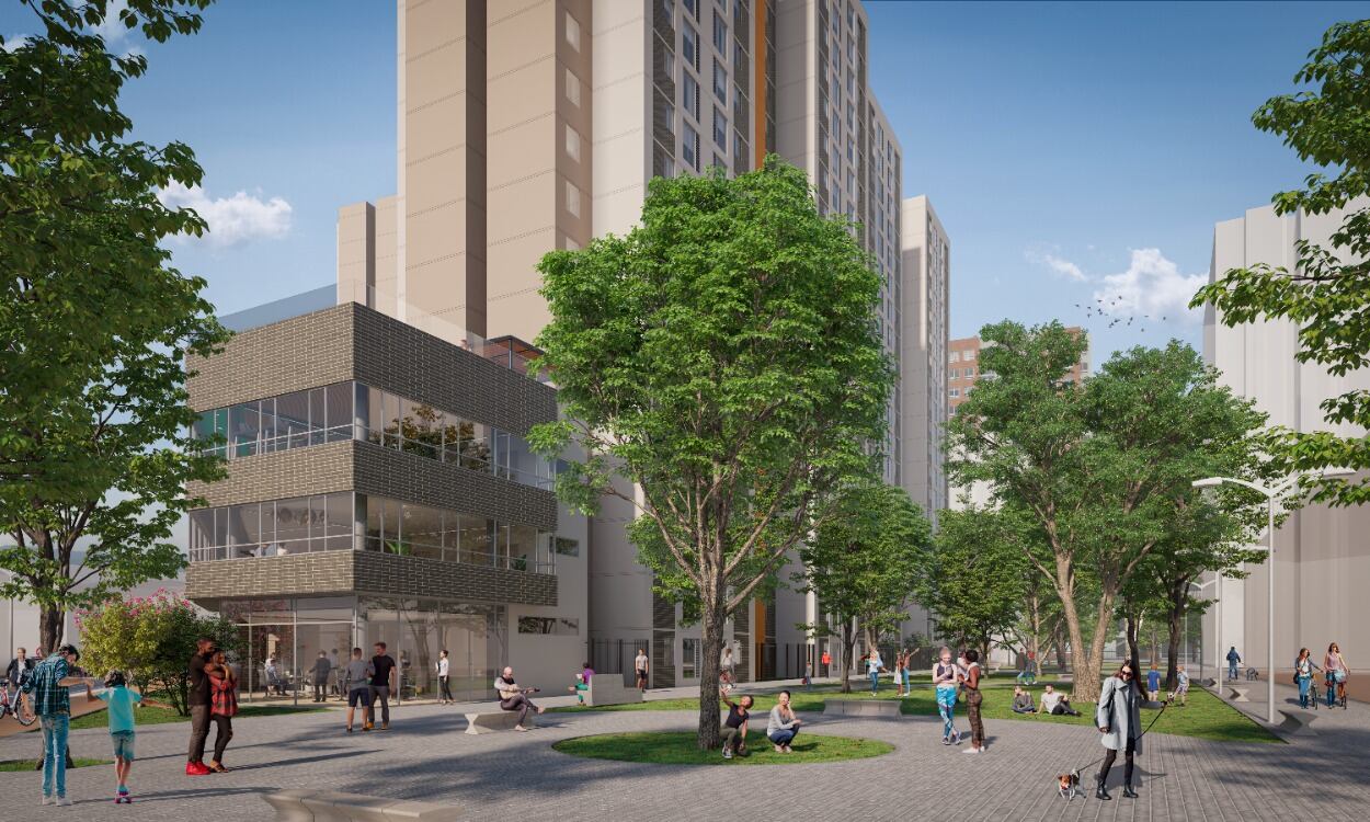 Montecielo, un proyecto de interés social en Bosa, Cundinamarca. La constructora es Ospinas.