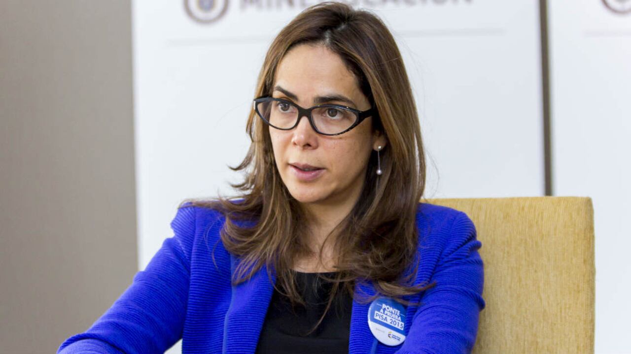Gina Parody, ministra de Educación.