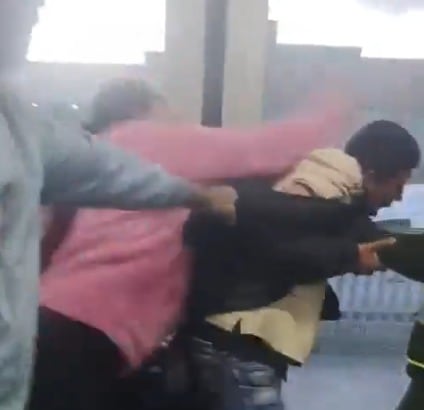 Los hechos ocurrieron en la estación de TransMilenio Primero de Mayo, en el sur de Bogotá.