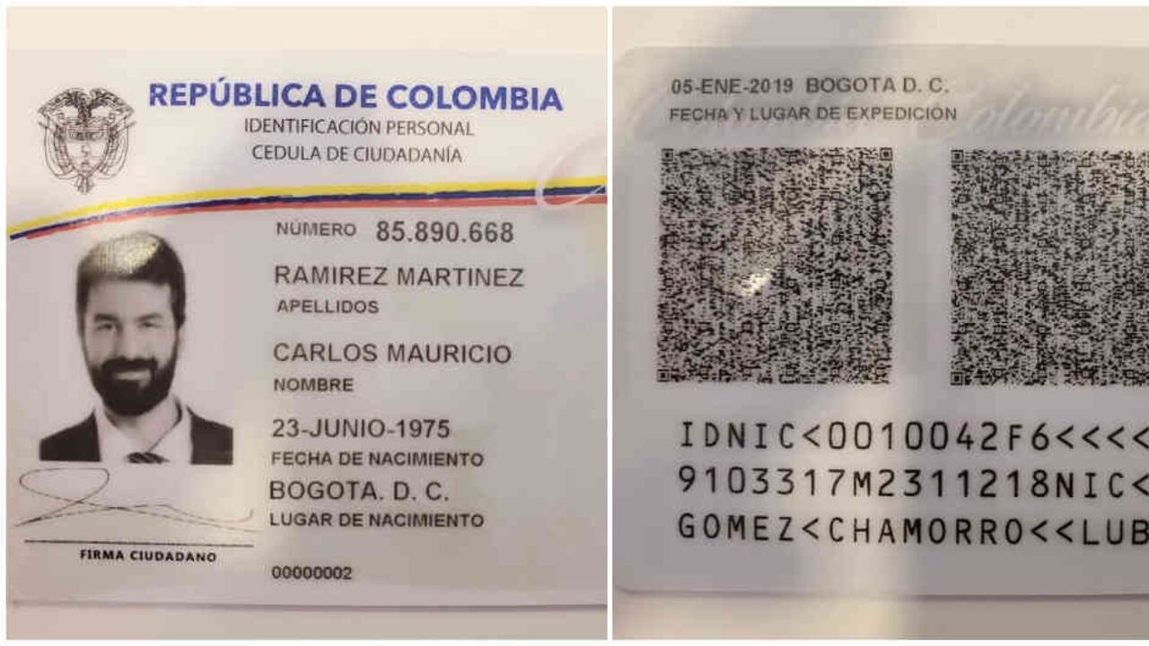 Este fue el diseño preliminar, presentado por la Registraduría, que no cayó bien entre los colombianos.