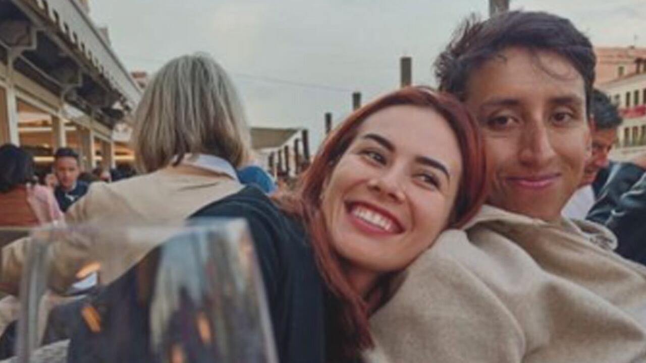 María Fernanda Motas y Egan Bernal - Foto tomada de Instagram @mafemotas