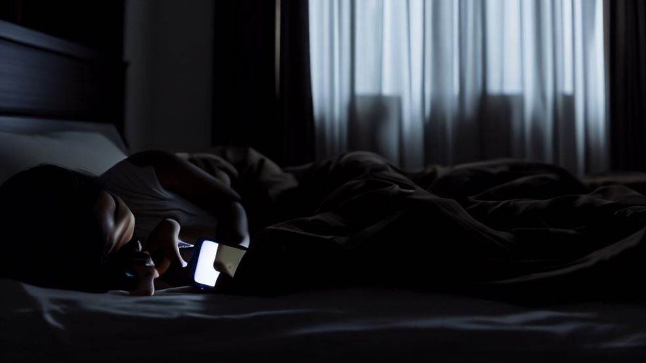Riesgos de usar el celular a oscuras