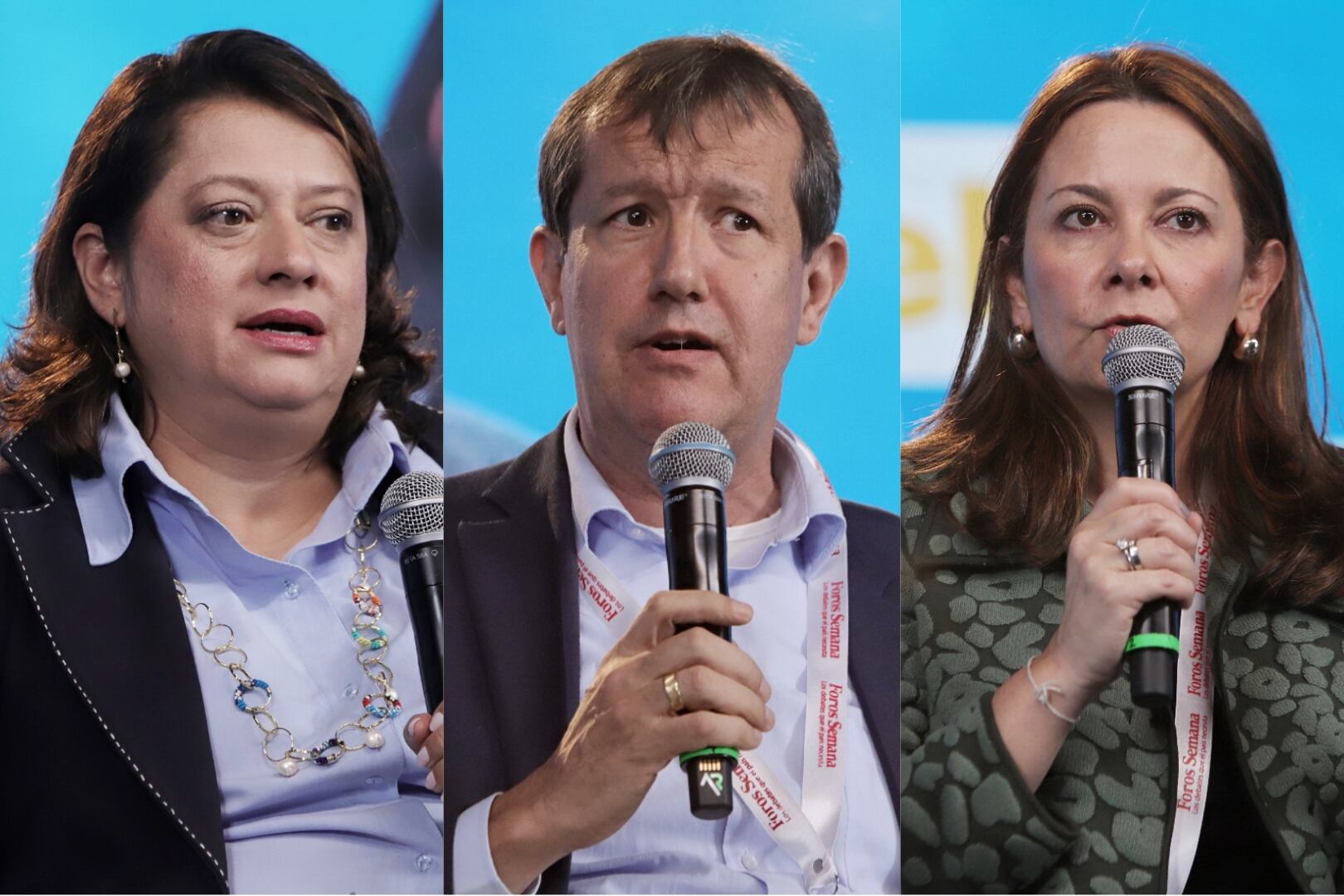 Carmen Eugenia Dávila, directora de Gestarsalud; Jairo Humberto Restrepo, coordinador del Grupo de Economía de la Salud (GES) de la Universidad de Antioquia y Ana María Vesga, presidenta de Acemi.
