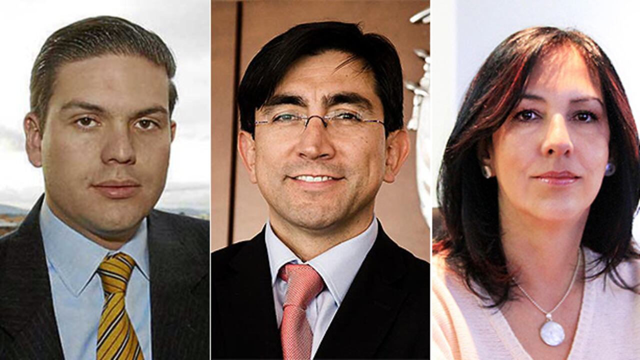 El ministro de Defensa, Juan Carlos Pinzón; el ministro TIC, Diego Molano; y la exministra de Justicia Ruth Stella Correa firmaron el decreto.