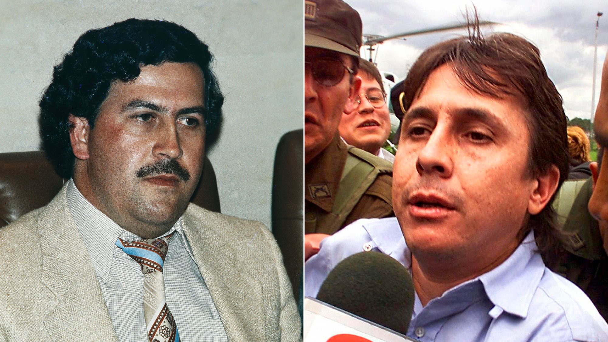 Pablo Escobar y Fabio Ochoa.