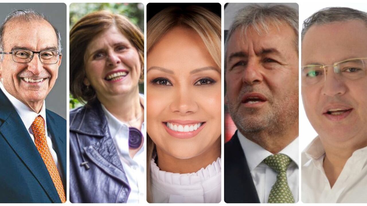 Humberto de la Calle, Viviana Barberena, Sandra Ortiz, Jorge Londoño, Iván Name.