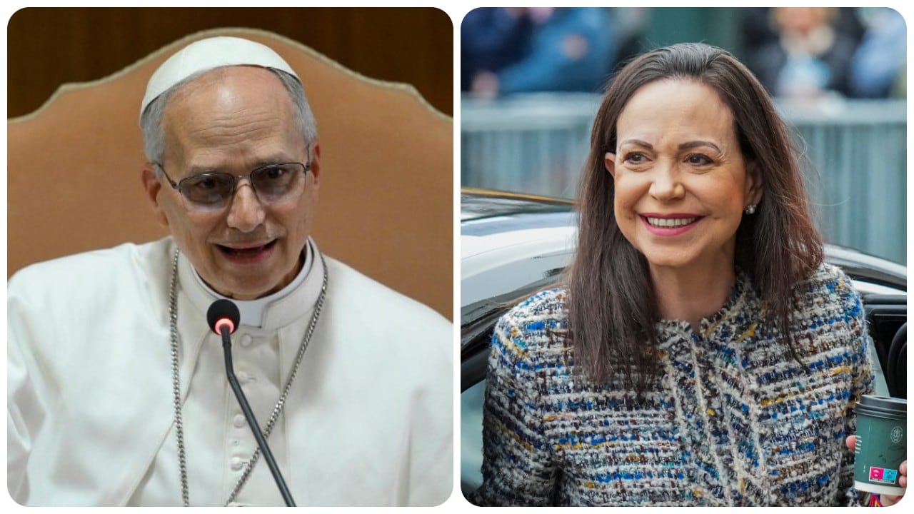 El papa León XIV sostuvo un encuentro con la líder venezolana María Corina Machado.