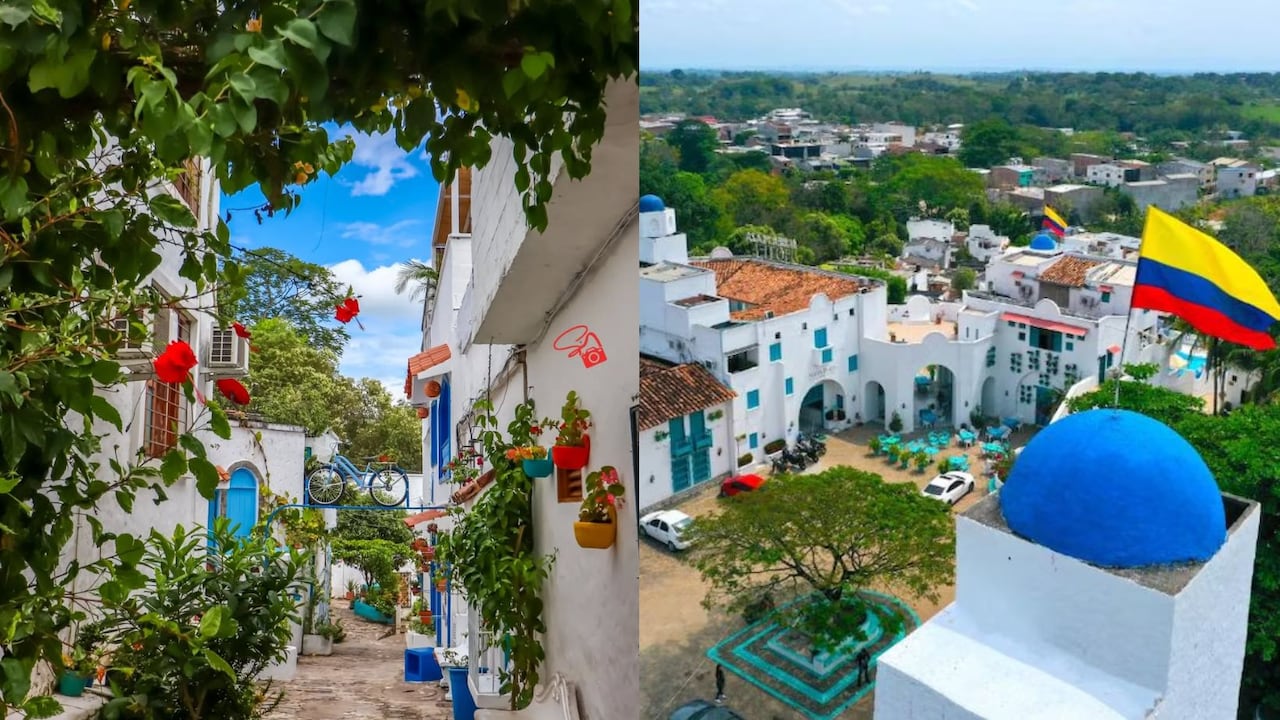 Viaje a Santorini pero en Colombia: así es el hermoso pueblo que parece Grecia en Antioquia