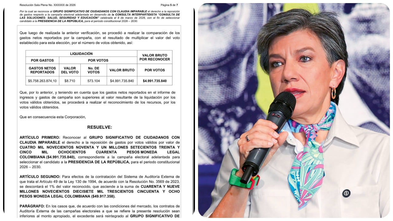 Claudia López y la resolución del Consejo Nacional Electoral.
