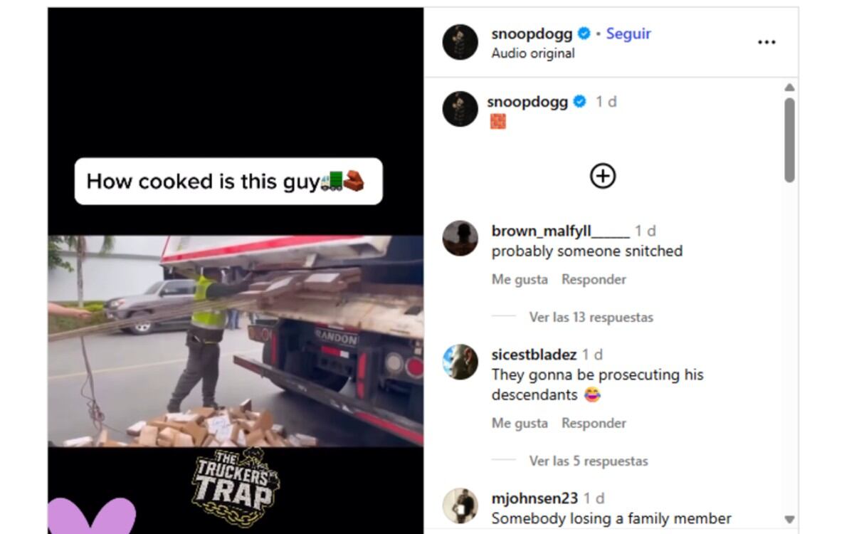 Publicación de Snoop Dogg