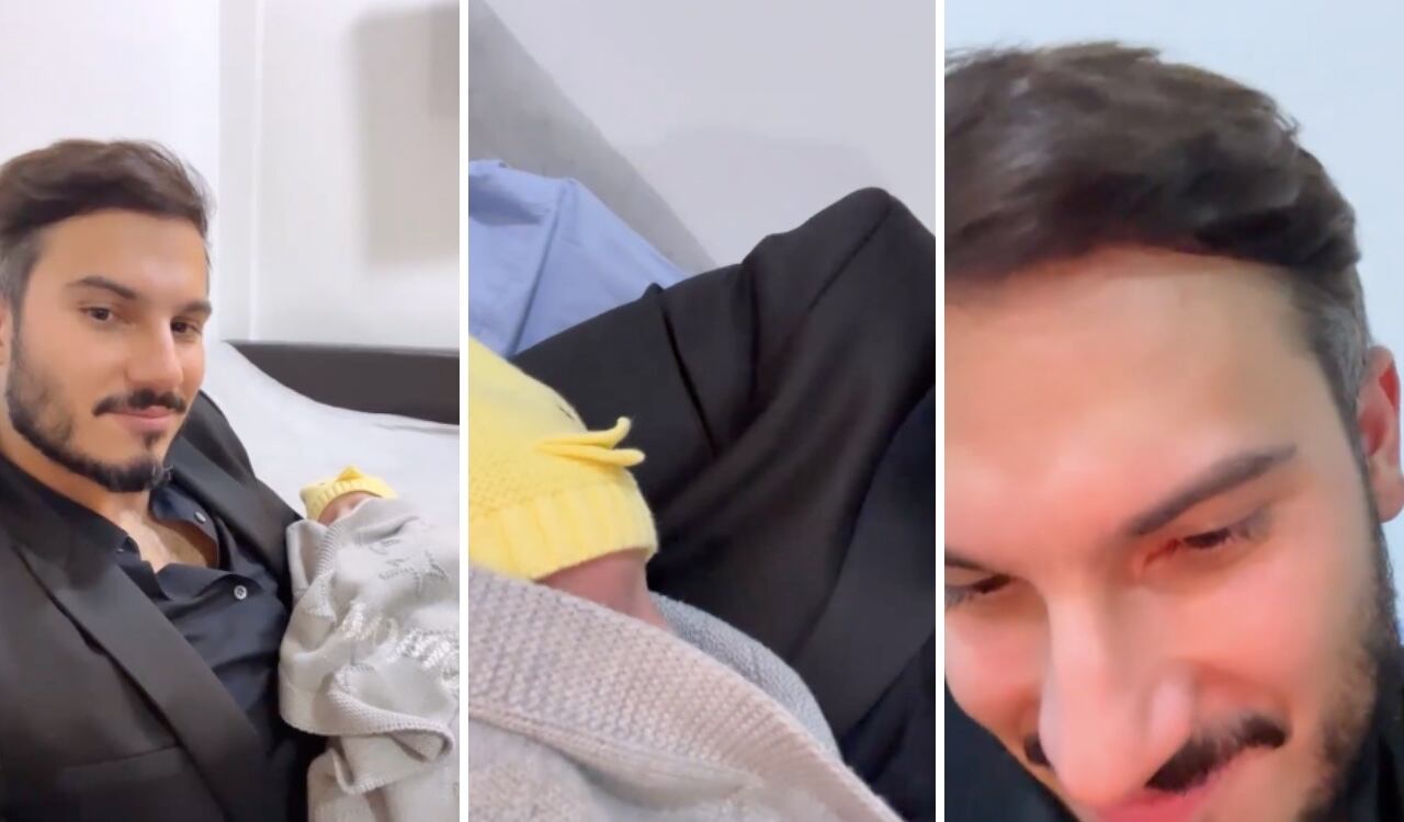 Pipe Bueno presenta a su nuevo hijo, Domenic