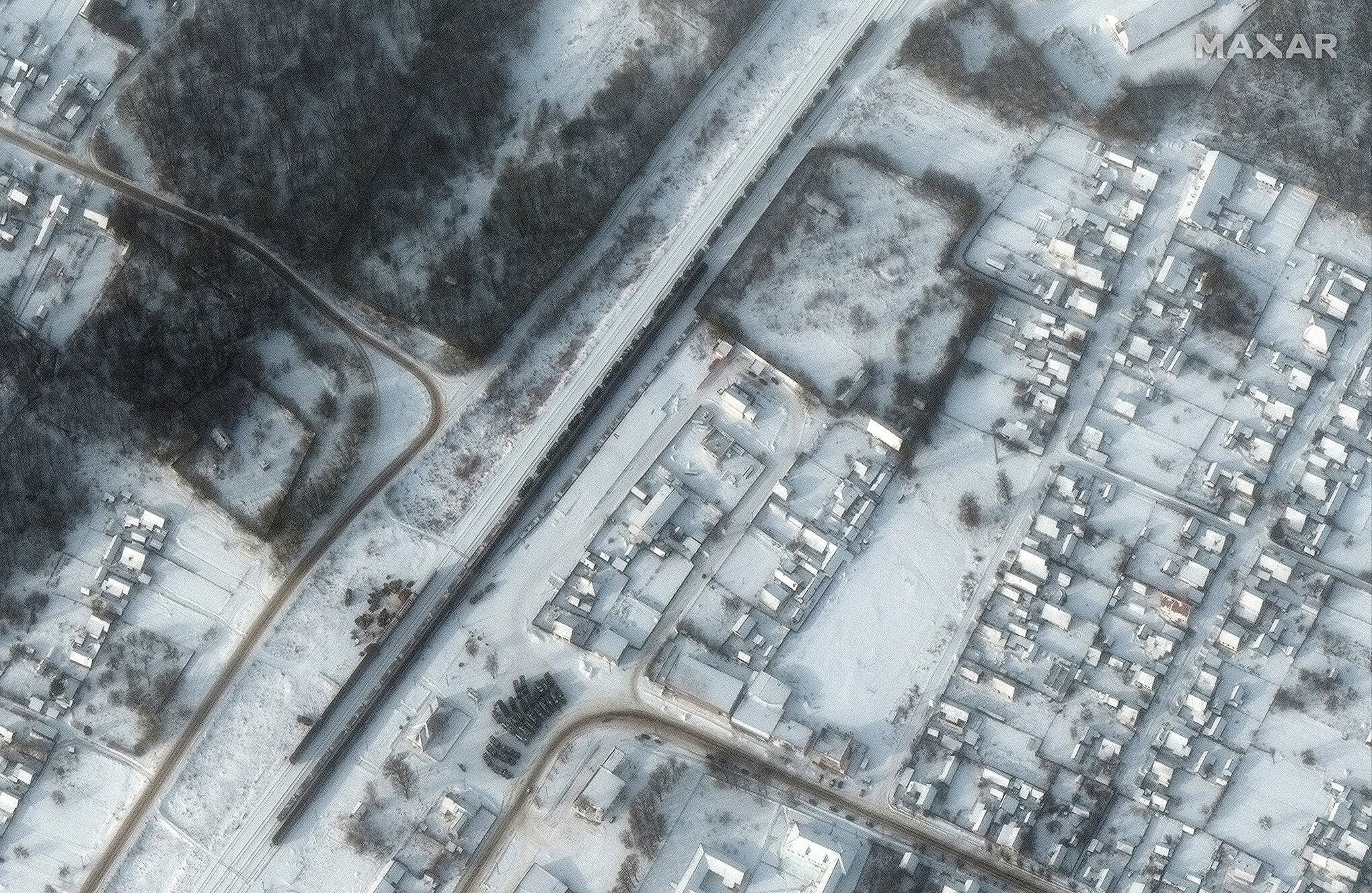 En imágenes : fuerzas rusas cerca de Ucrania