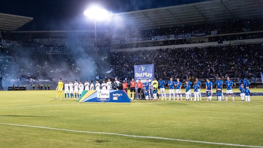 Hubo sobrecupo en el Estadio La Independencia de Tunja ante la masiva presencia de hinchas de Millonarios
