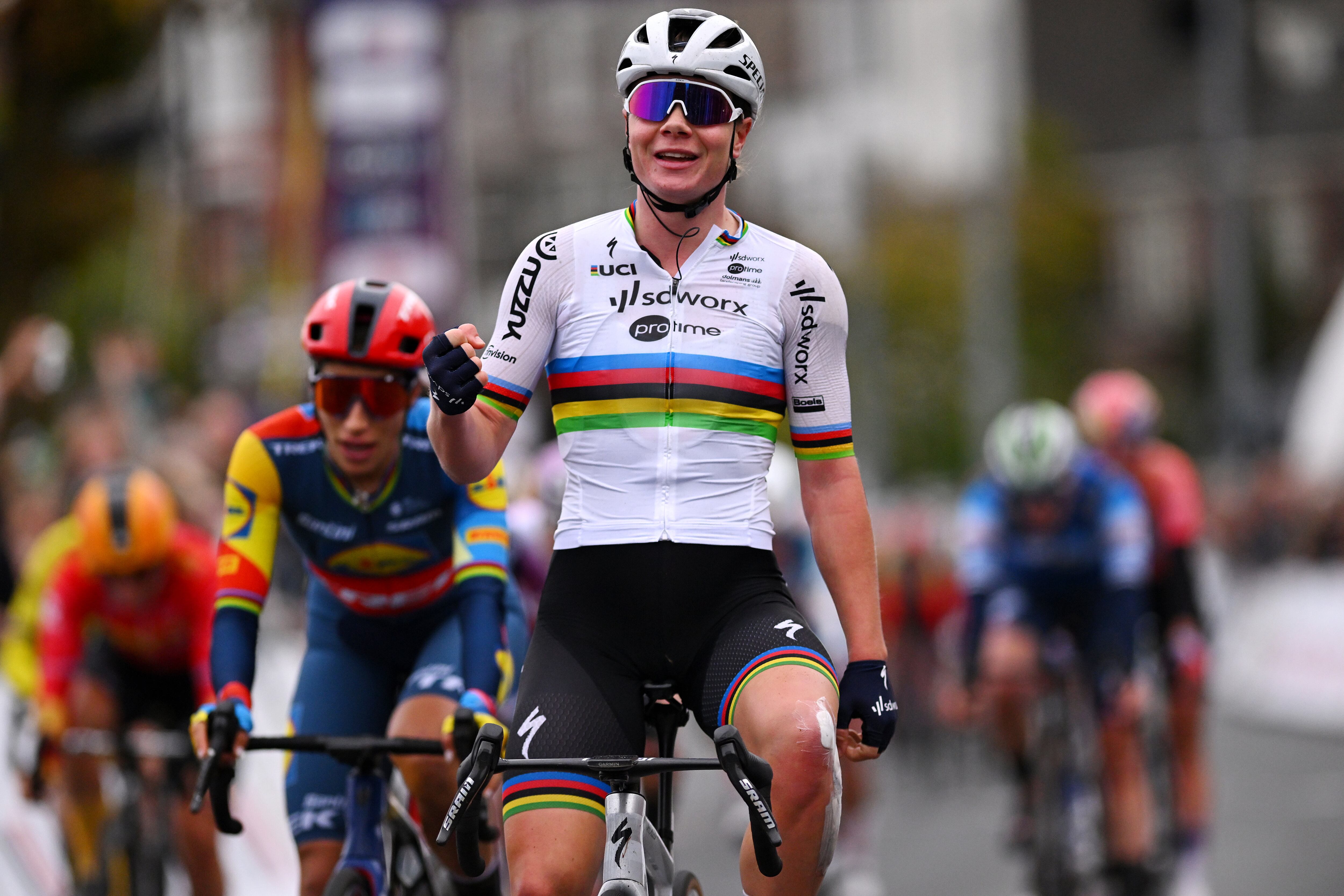 Lotte Kopecky se destacó durante distintas competencias en lo corrido del 2024.