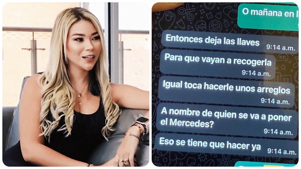 Day Vásquez revela chat con Nicolás Petro sobre el Mercedes de $200 millones.