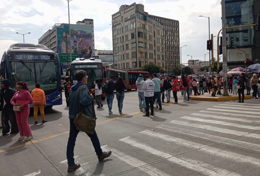 TransMilenio reporta afectaciones de movilidad.