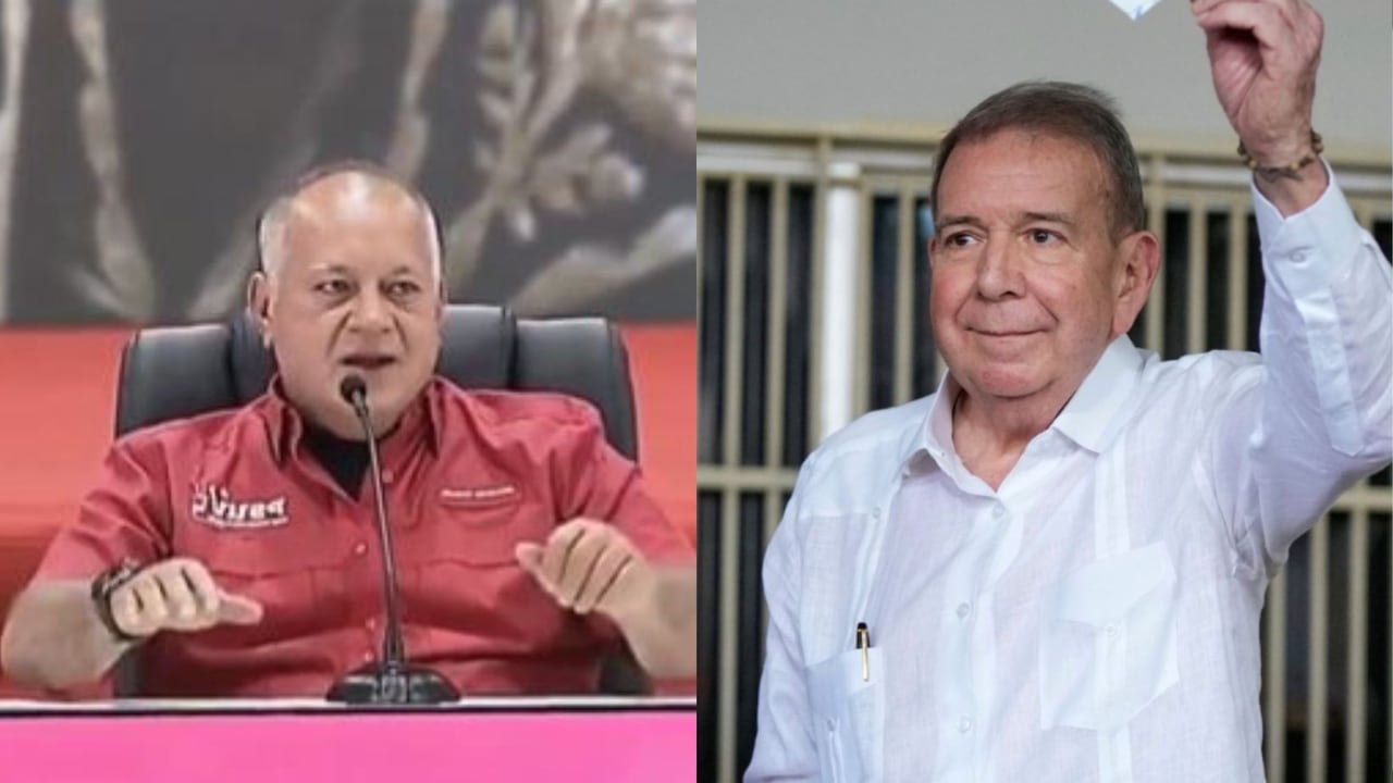 Diosdado Cabello y Edmundo González