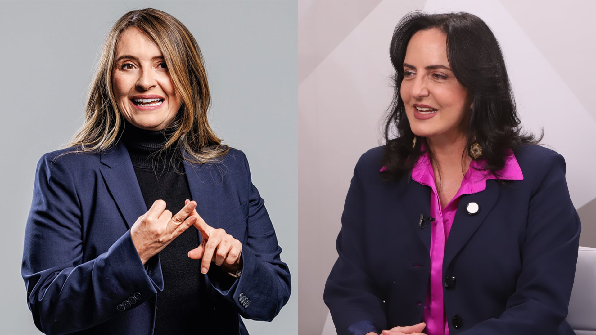 Paloma Valencia y María Fernanda Cabal.