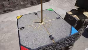 Reloj solar indígena