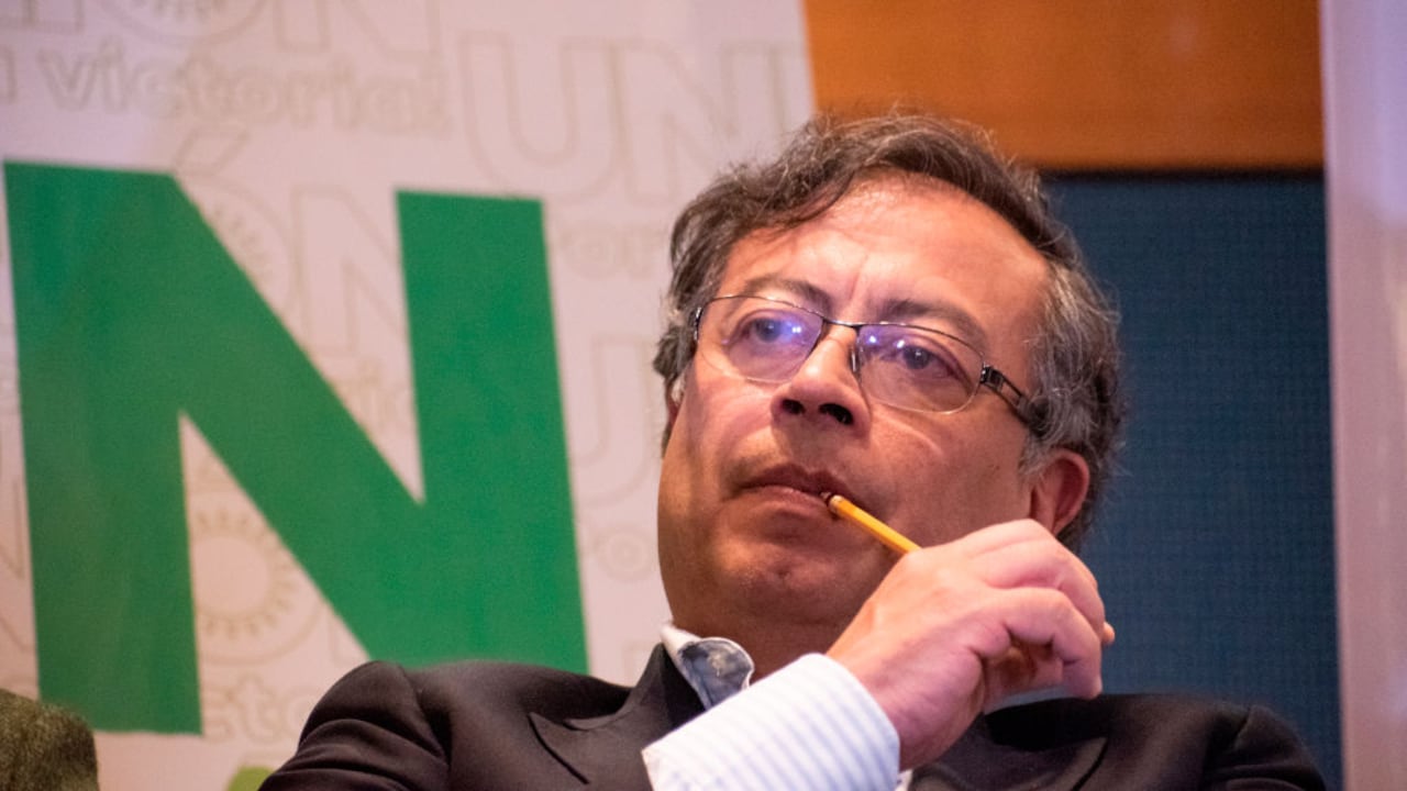 Gustavo Petro, candidato presidencial del Pacto Histórico.