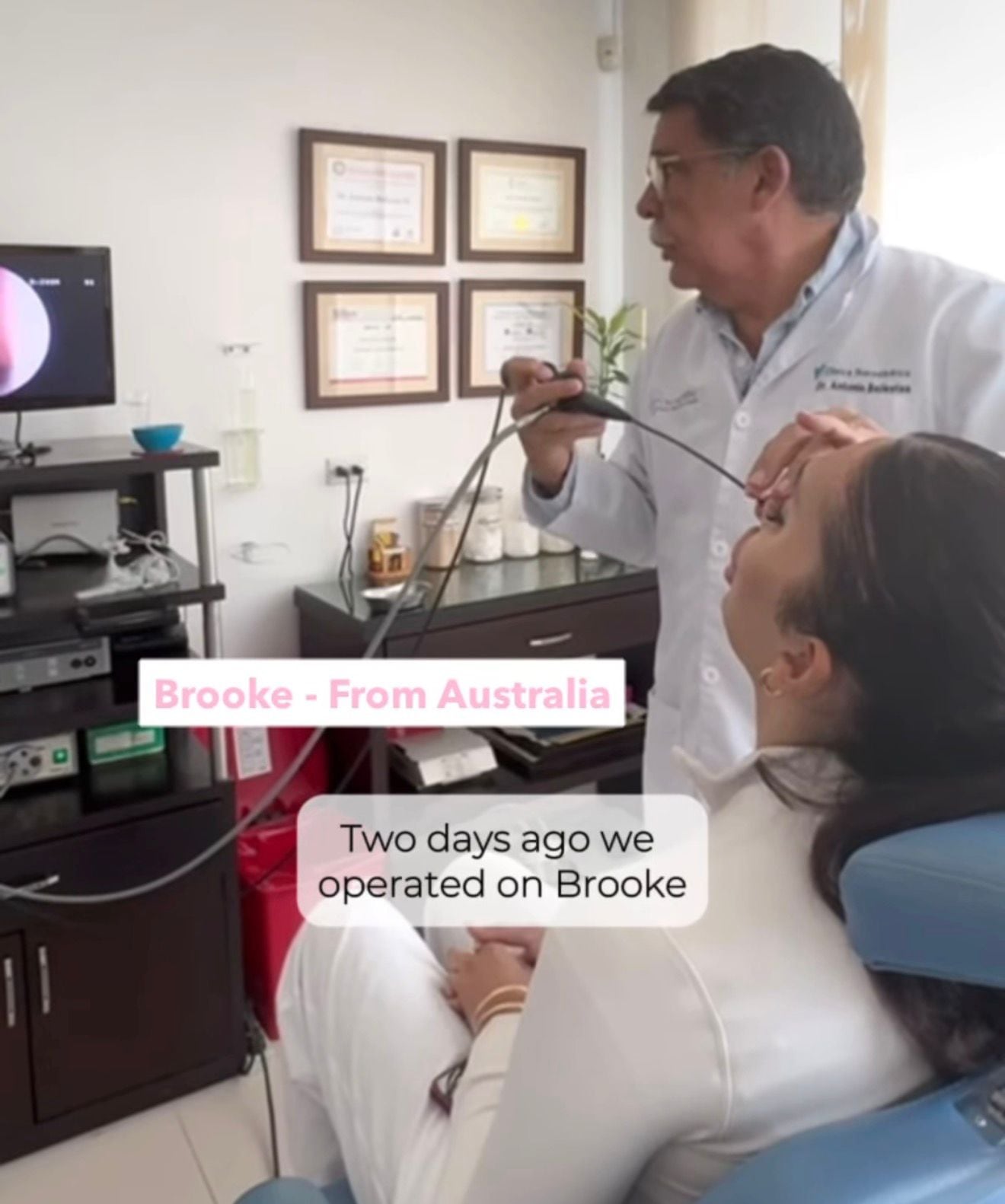 Controles realizados por el médico Antonio Ballestas.