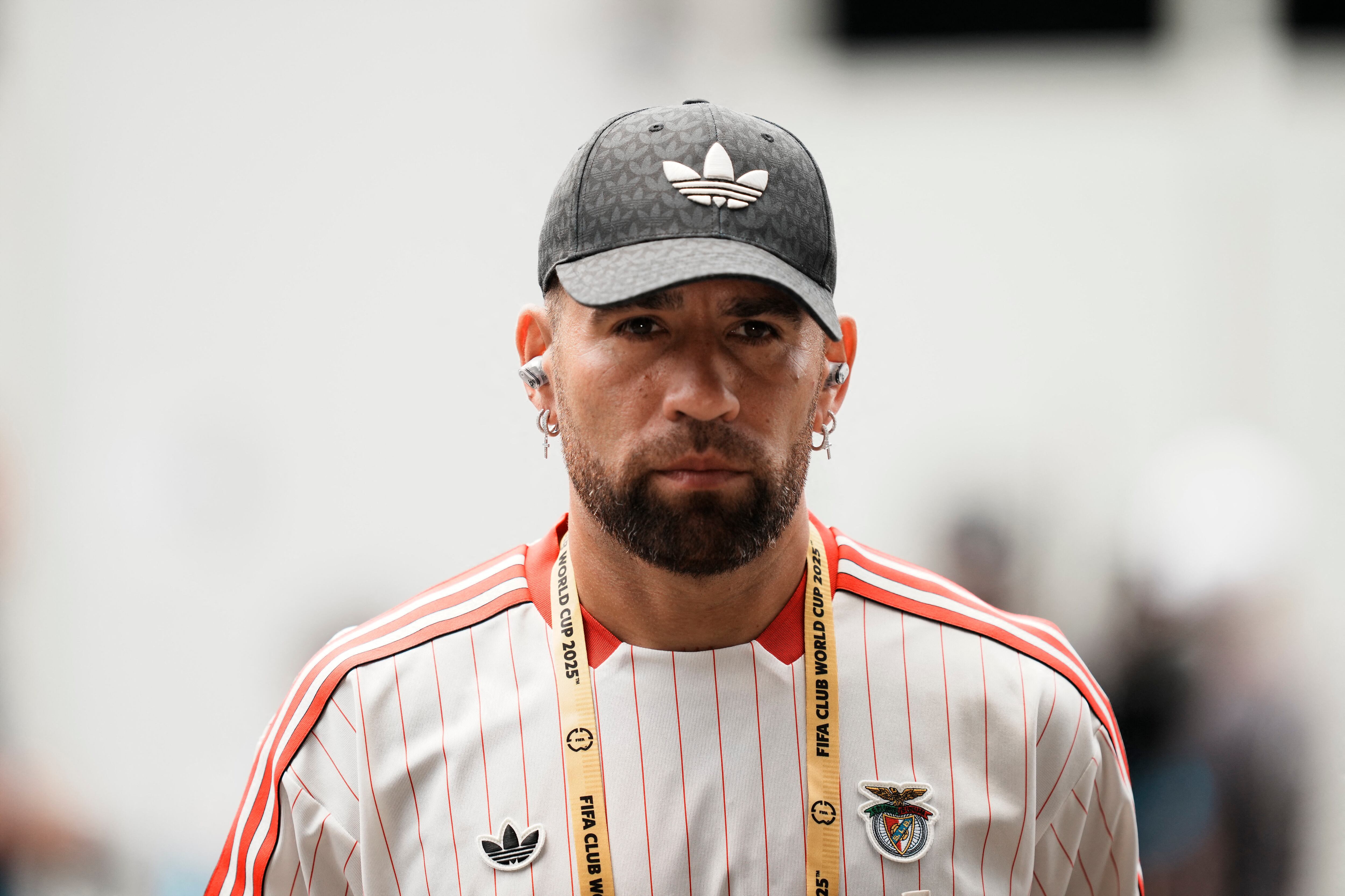 Nicolas Otamendi centre-back of Benfica of Argentina prior the FIFA Club World Cup 2025 round of 16 match between SL Benfica and Chelsea FC at Bank of America Stadium on June 28, 2025 in Charlotte, United States. (Photo by Jose Breton/Pics Action/NurPhoto) (Photo by Jose Breton / NurPhoto via AFP)
