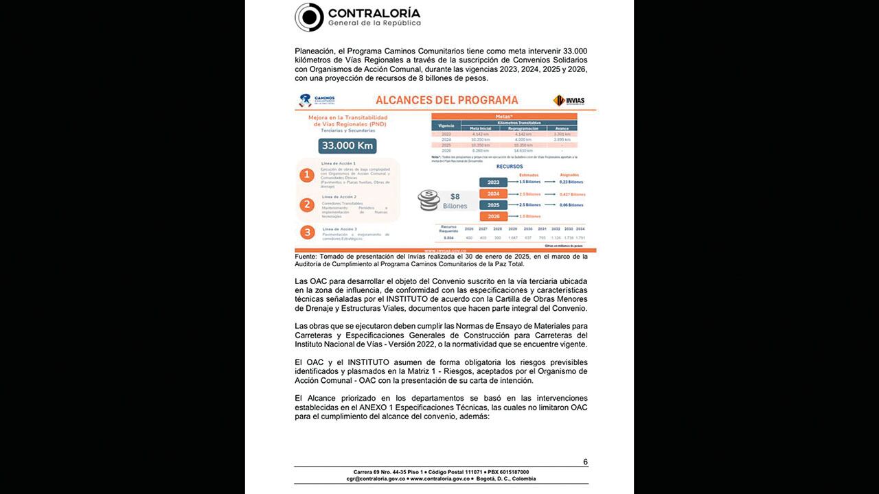 La Contraloría delegada para el Sector Infraestructura detectó esas irregularidades.