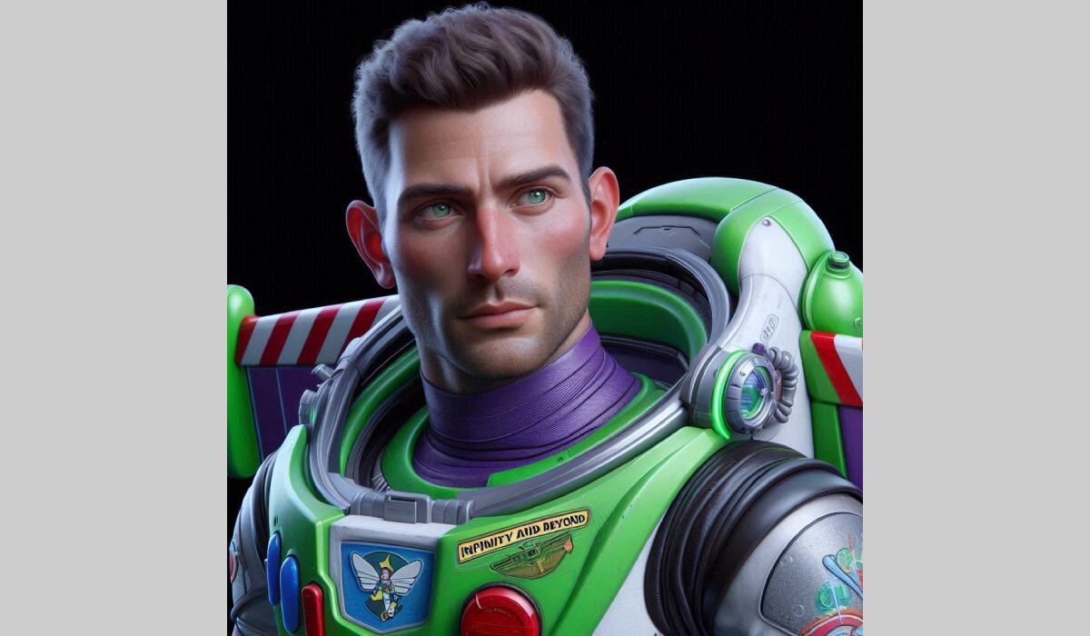 IA genera imagen de Buzz Lightyear si fuera una persona real