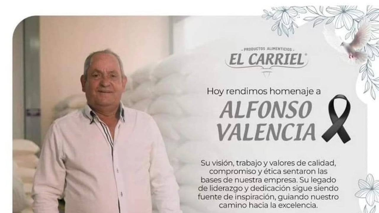 El comerciante fue identificado como Luis Alfonso Valencia, fundador de Arepas El Carriel