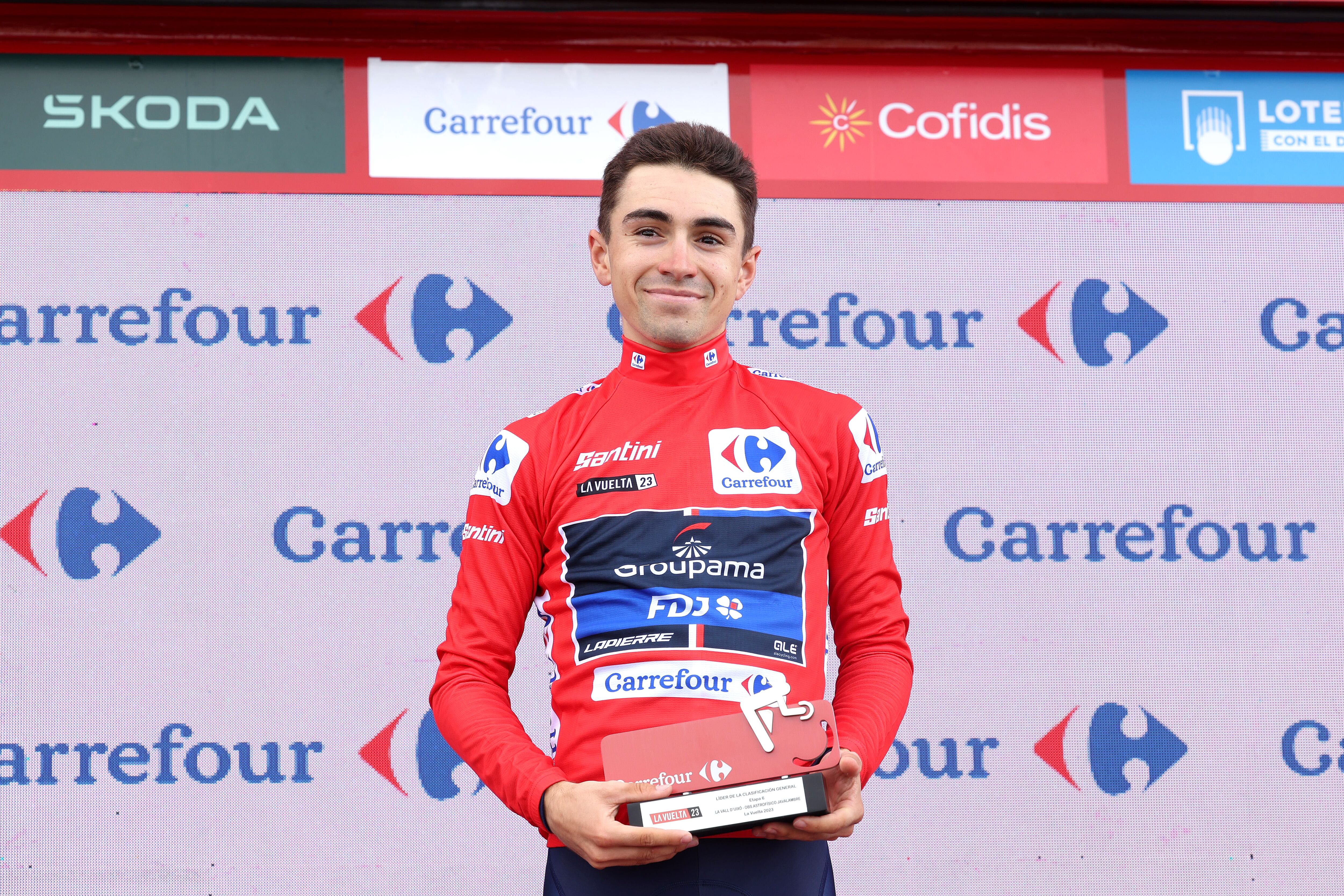 Lenny Martínez nuevo líder de la Vuelta a España