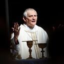 Celebration of Mass presided over by Cardinal Matteo Zuppi Metropolitan Archbishop of Bologna and President of the Italian Episcopal Conference during the 77th CEI General Assembly, vatican City, 25 May 2023/ (Photo by Massimo Valicchia/NurPhoto via Getty Images)
