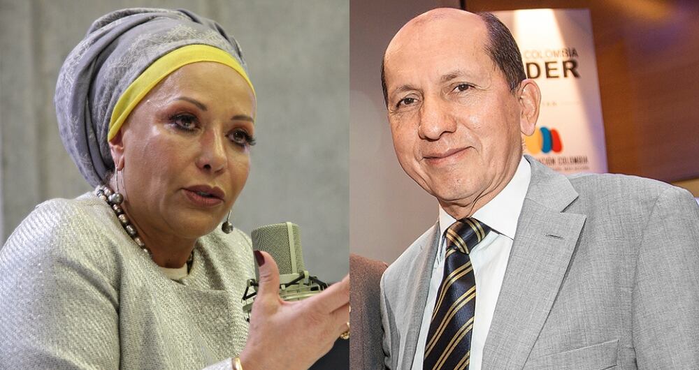 Piedad Córdoba y Luis Mendieta