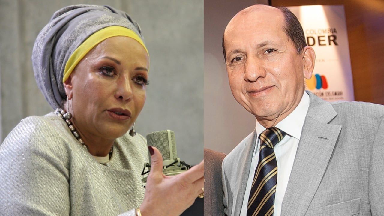 La exsenadora Piedad Córdoba y el general (r) Luis Mendieta