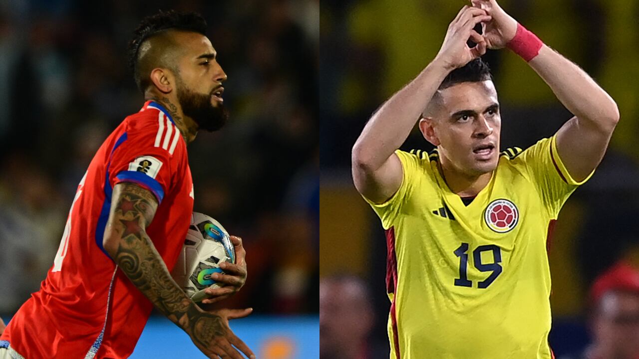 Chile y Colombia se enfrentarán desde las 7:30 p. m.