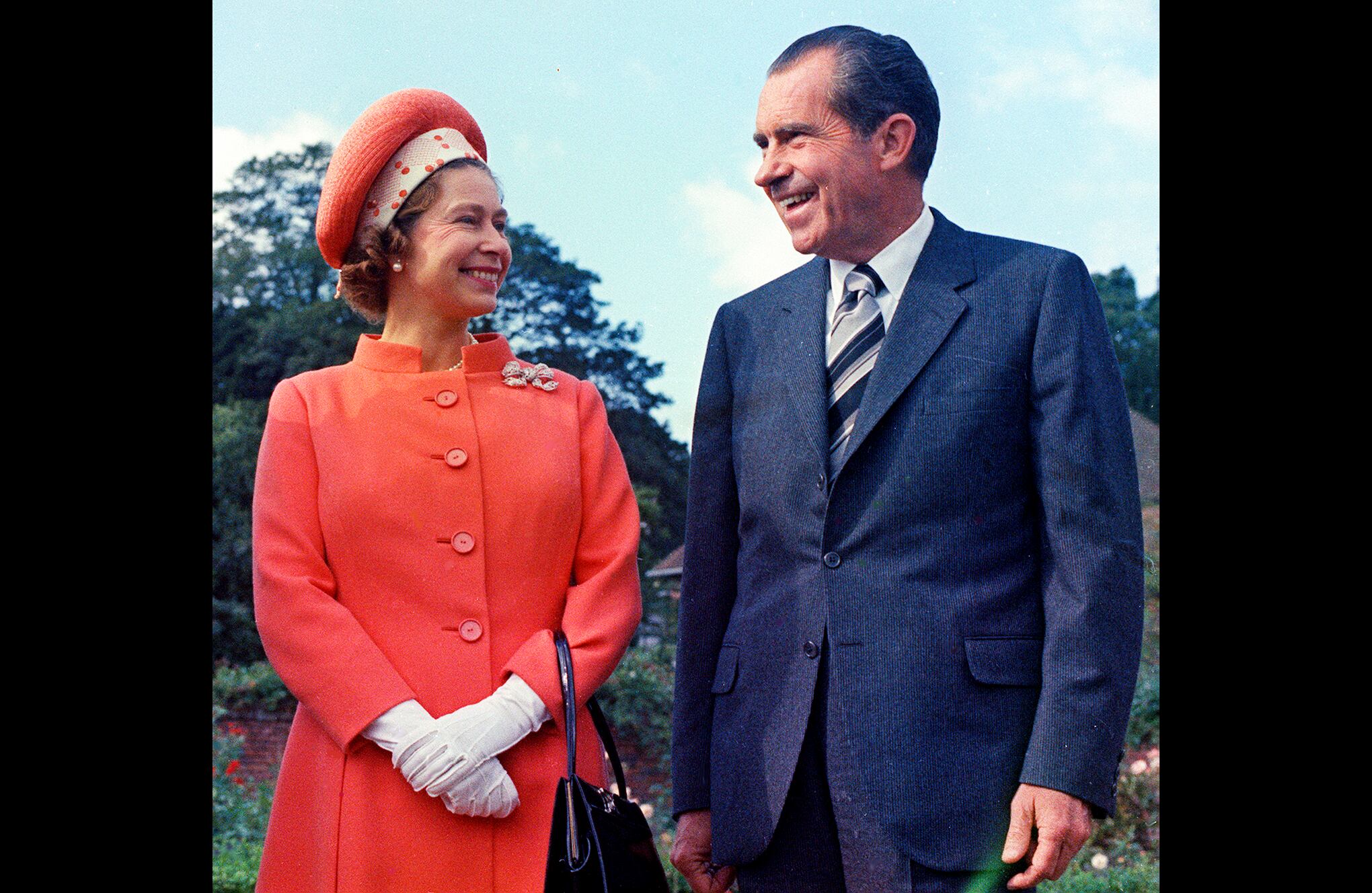 En imágenes : la reina Isabel II y los 12 presidentes de Estados Unidos