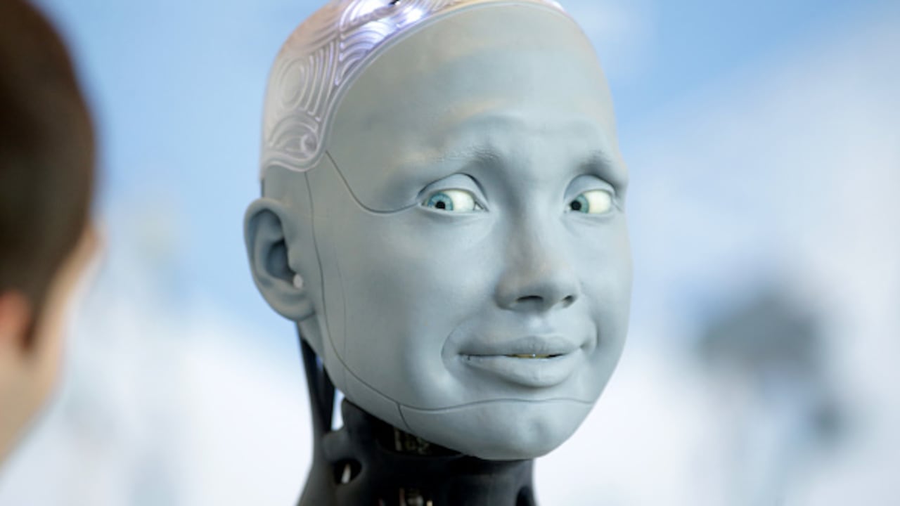 'Ameca' es uno de los robots humanoides más avanzados en el mundo.