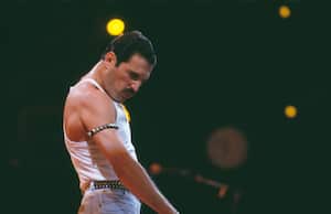 Freddie Mercury. Queen At Live Aid