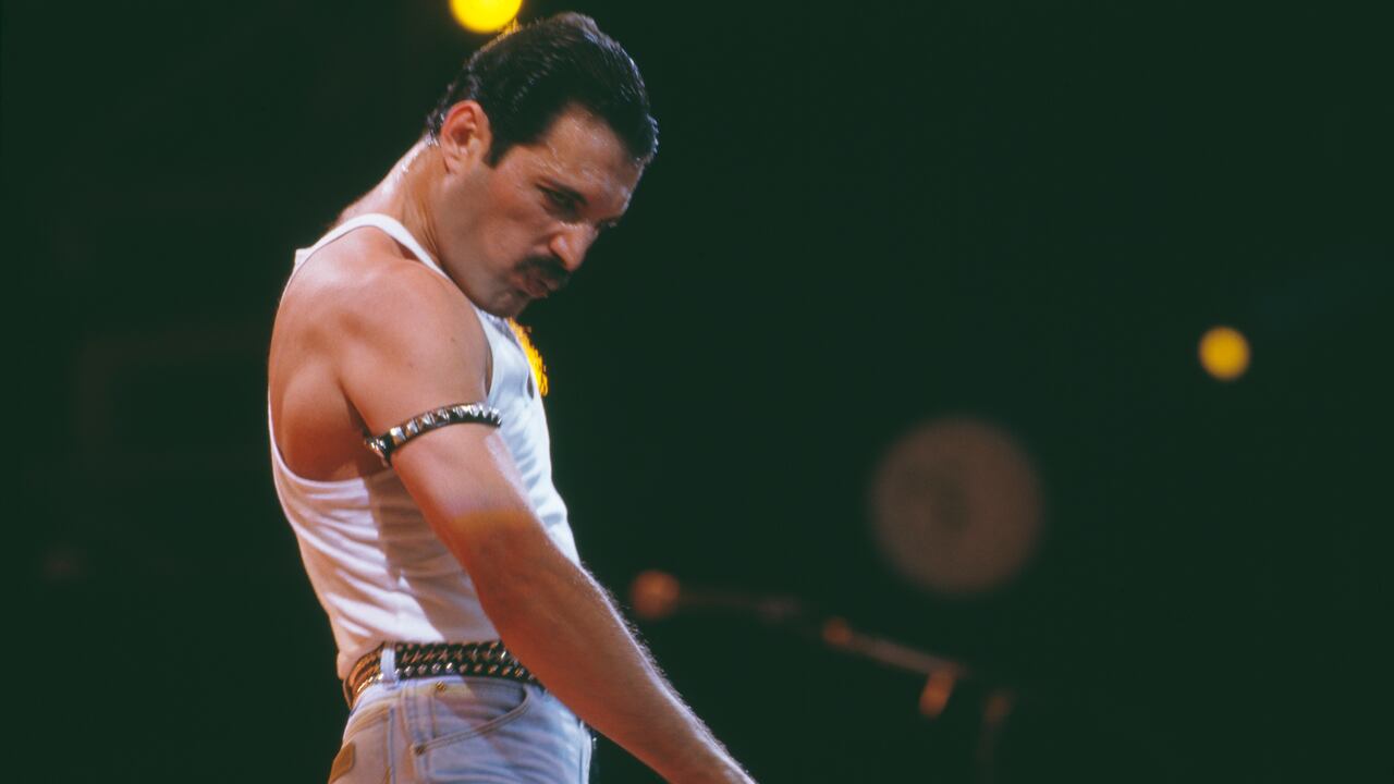 Freddie Mercury. Queen At Live Aid