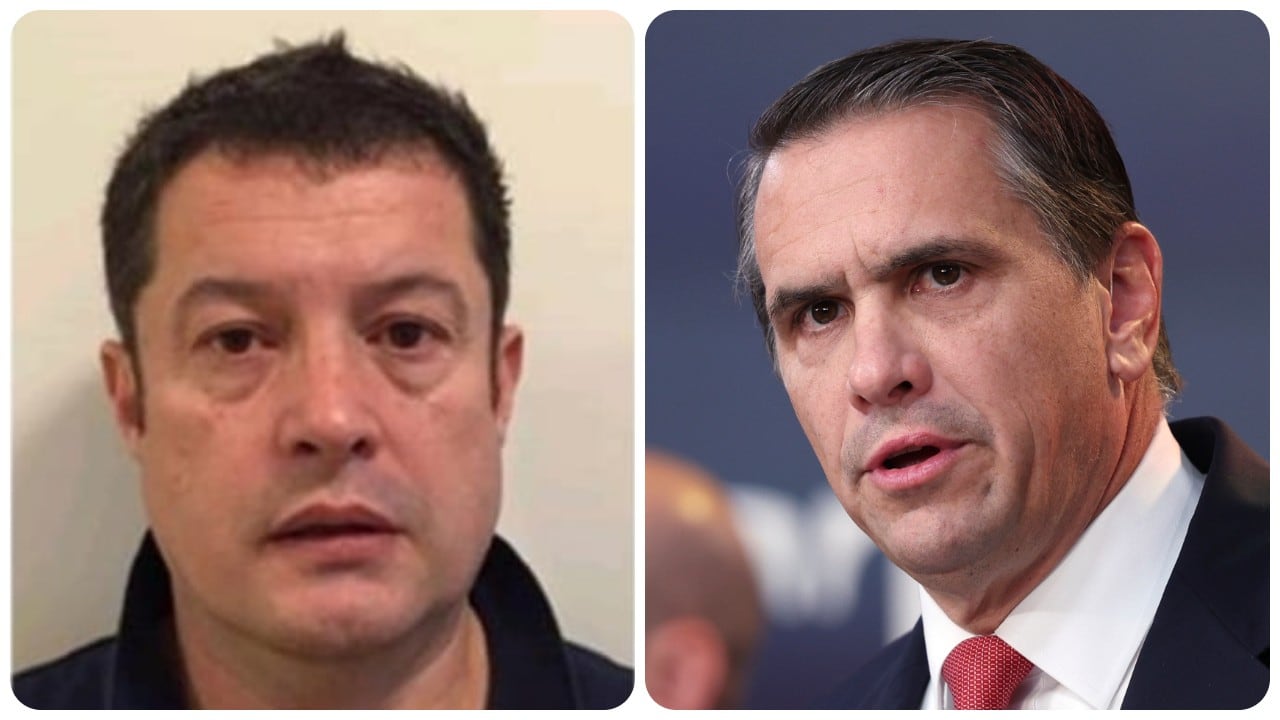 El empresario colombiano Álvaro Pulido y el fiscal general de Estados Unidos, Todd Blanche.