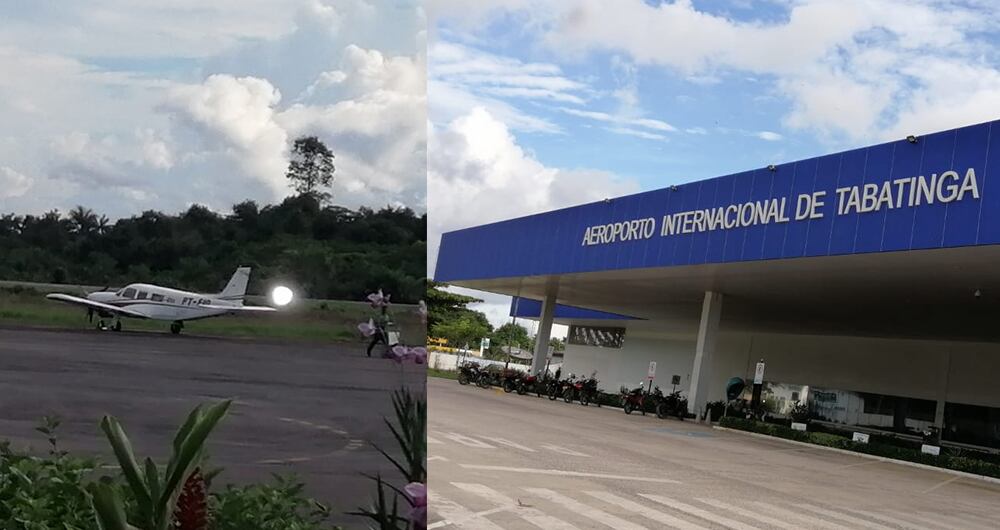 Desde el aeropuerto de Tabatinga (Brasil) salen varios vuelos de avioneta hacia pequeños poblados de la frontera con Colombia, donde connacionales y brasileros cruzan ilegalmente hacia nuestro país.