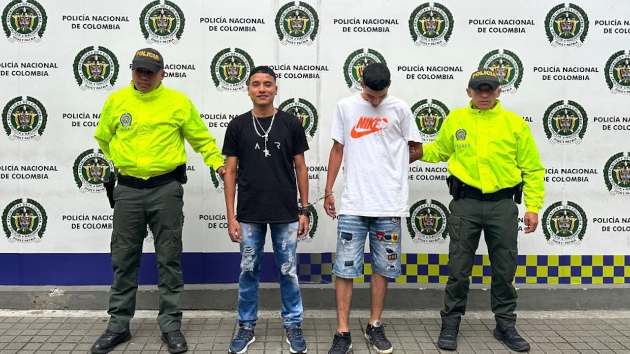 Capturados por asesinar a un policía en Cali.