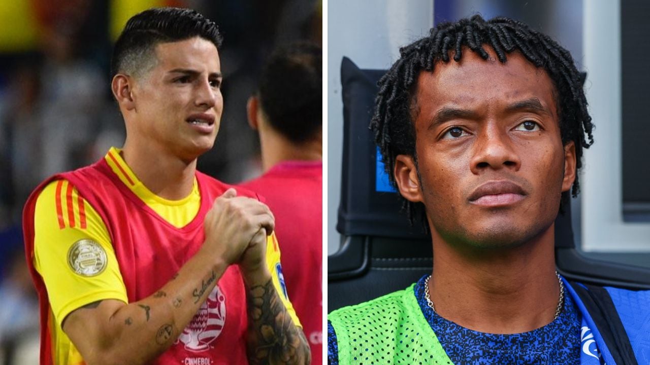 James y Cuadrado.