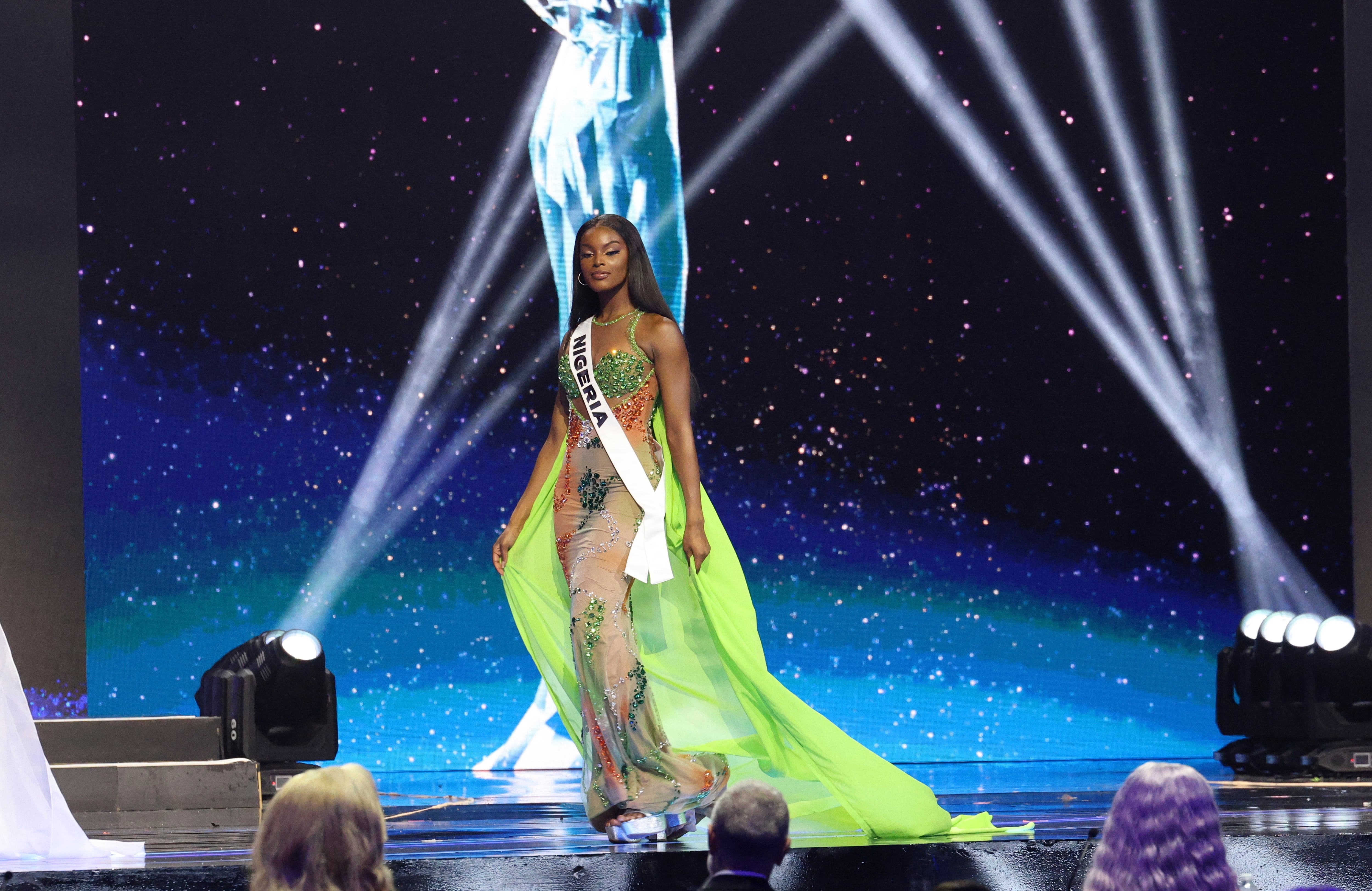 CIUDAD DE MÉXICO, MÉXICO - 16 DE NOVIEMBRE de 2024: Miss Nigeria Chidimma Adetshina durante su participación en el concurso 73º Miss Universo en el Arena de la Ciudad de México.  (El crédito de la foto debe ser Yamak Perea/ Pixelnews/Future Publishing vía Getty Images)