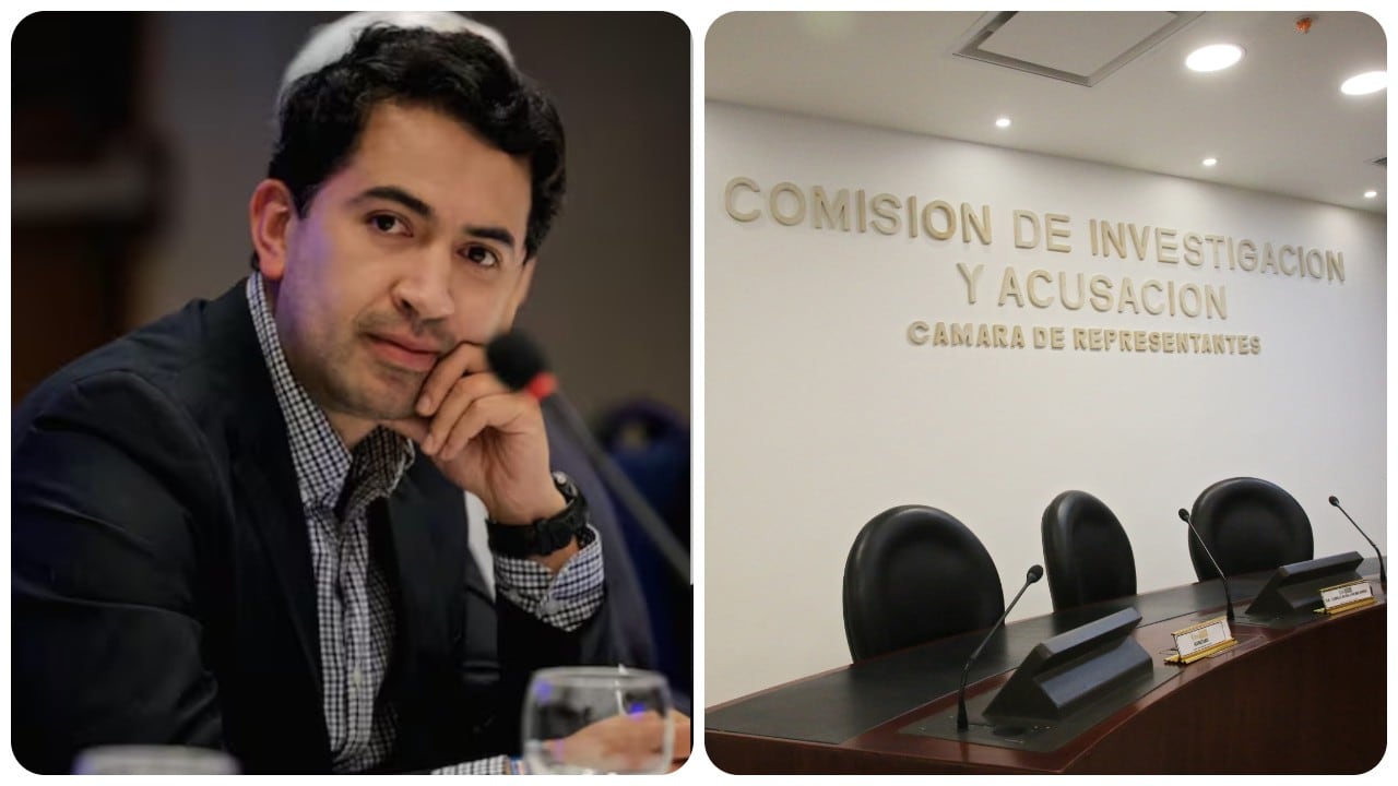 Daniel Briceño y la Comisión de Investigación y Acusación de la Cámara.
