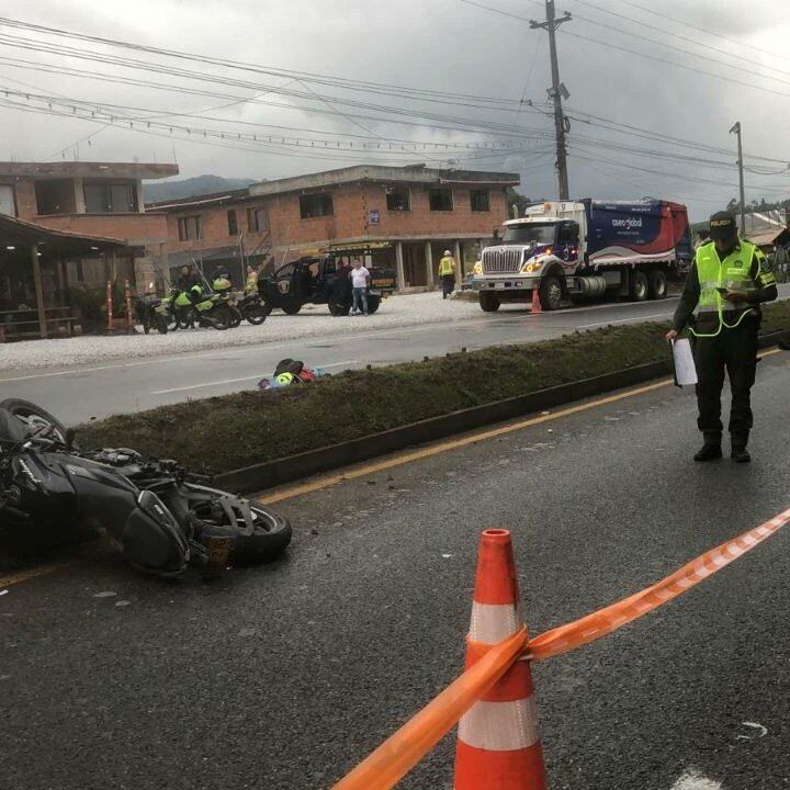 Accidente autopista Medellín-Bogotá