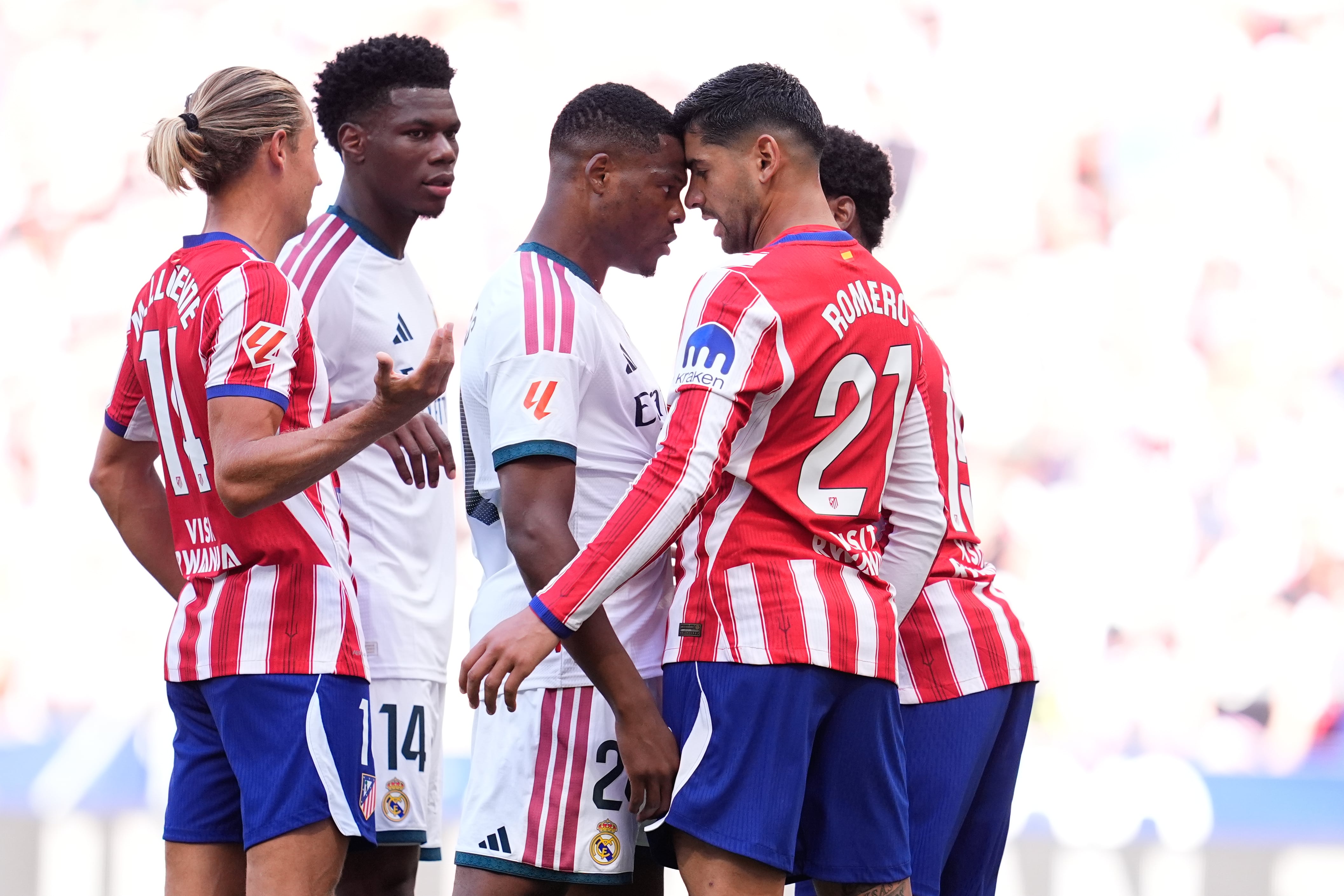 Clásico caliente entre Atlético y Real Madrid en LaLiga