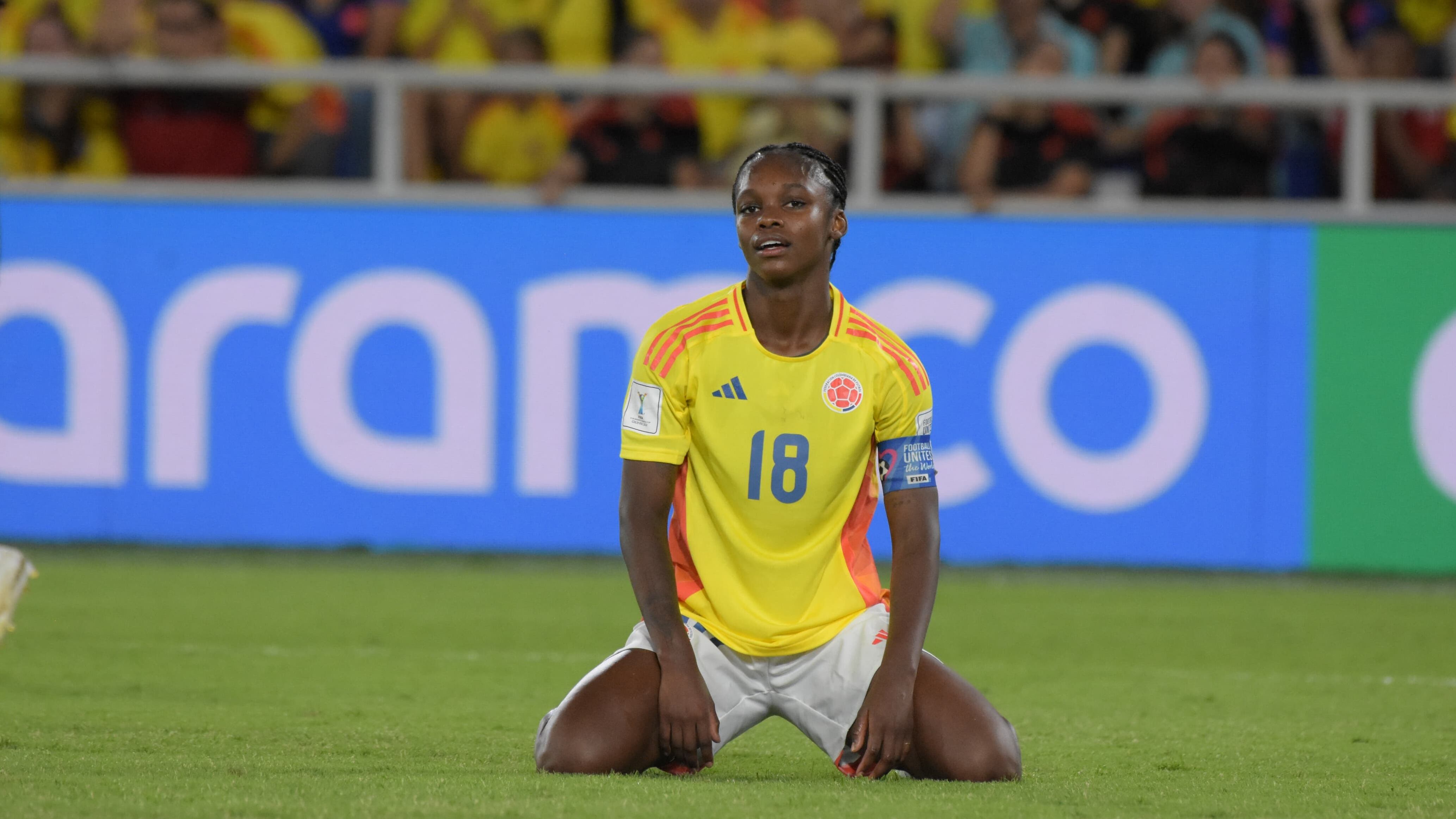 Linda Caicedo, la gran figura de los octavos de final entre Colombia y Corea del Sur.